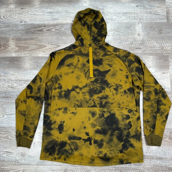 Lululemon Mens Better Everyday Pullover Hoodie XXL Gold Black Camo Tie Dye - Picture 11 of 13